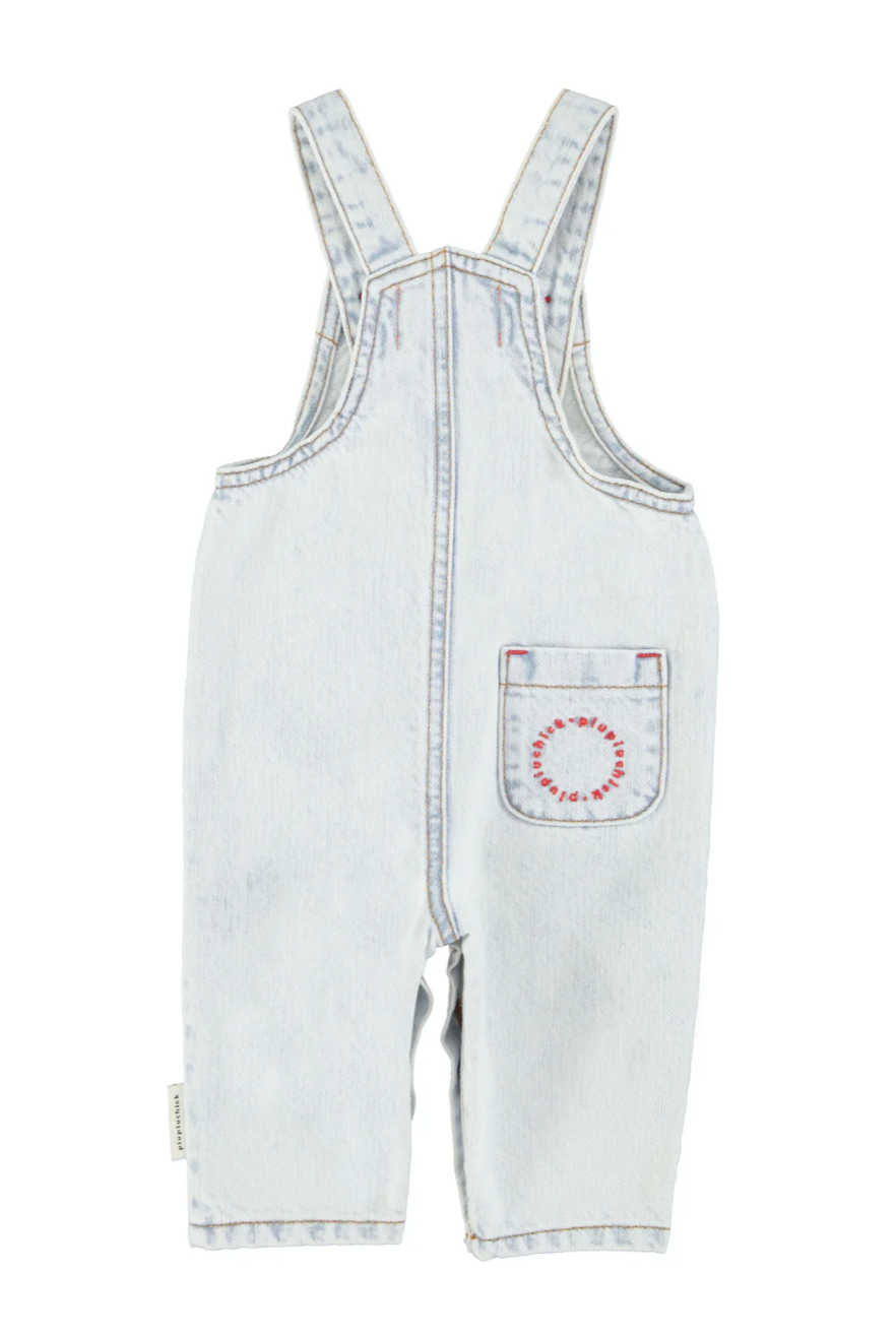 Piupiuchick - Baby Latzhose denim "peace"