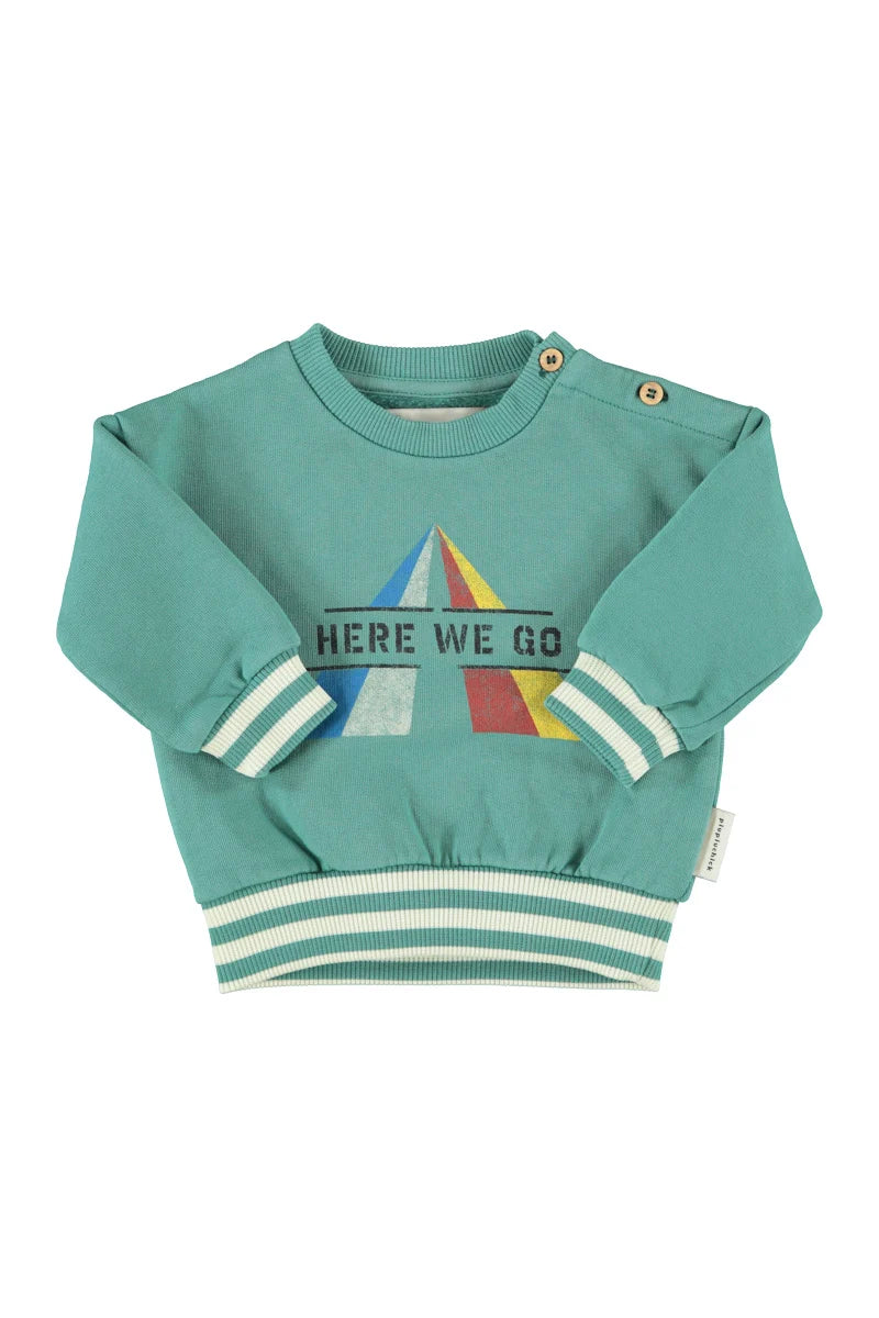 Piupiuchick - Baby Sweatshirt "Here we go" Baumwolle (Bio)