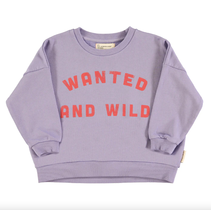 Süßes Sweatshirt mit Druck aus Baumwolle für Mädchen und Jungen von Piupiuchick.