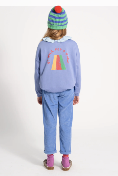 Piupiuchick - Kinder Sweatshirt lila &quot;wanted &amp; wild&quot;