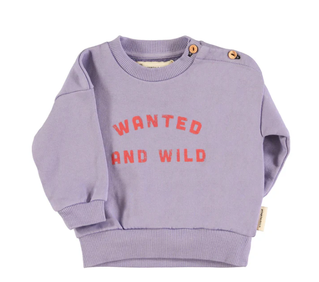 Süßes  Sweatshirt mit Druck aus Baumwolle für Mädchen und Jungen von Piupiuchick.