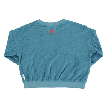 Piupiuchick - Kinder Sweatshirt blau &quot;que calor&quot;