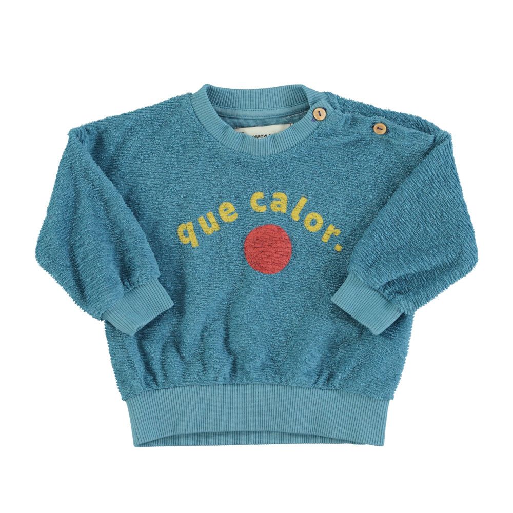 Süßes  Sweatshirt mit Druck aus Baumwolle für Mädchen und Jungen von Piupiuchick.