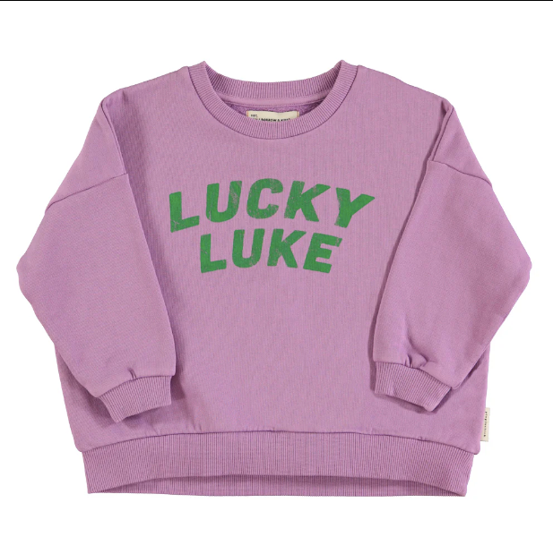 Piupiuchick - Kinder Sweatshirt lila "Lucky Luke"