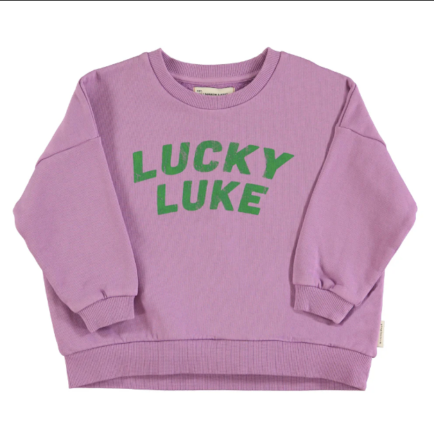 Piupiuchick - Kinder Sweatshirt lila &quot;Lucky Luke&quot;