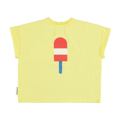 Piupiuchick - Kinder T-Shirt gelb Eis