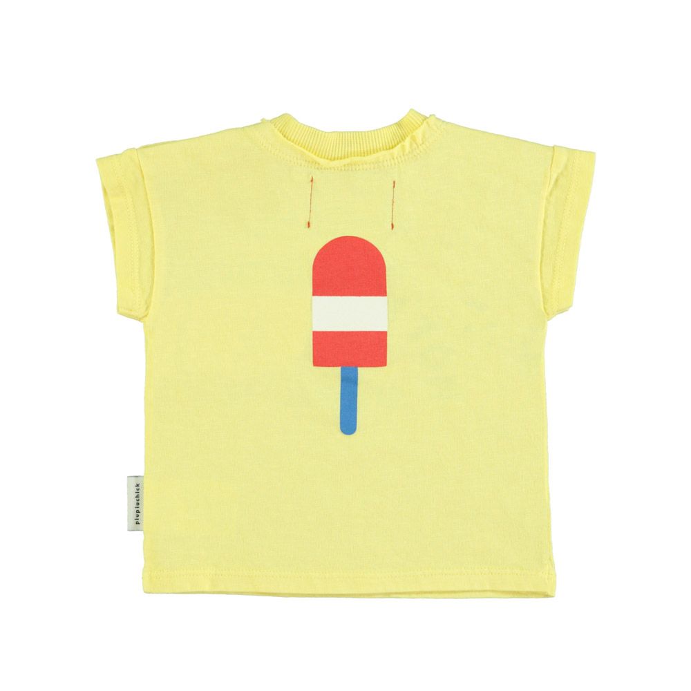 Piupiuchick - Baby T-Shirt gelb Eis