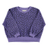 Sweatshirt aus Frottee Baumwolle mit Leo Print von Piupiuchick.
