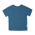 Sommer T-Shirt aus Baumwolle mit Waffle-Muster in blau von Pure Pure für Mädchen und Jungen.