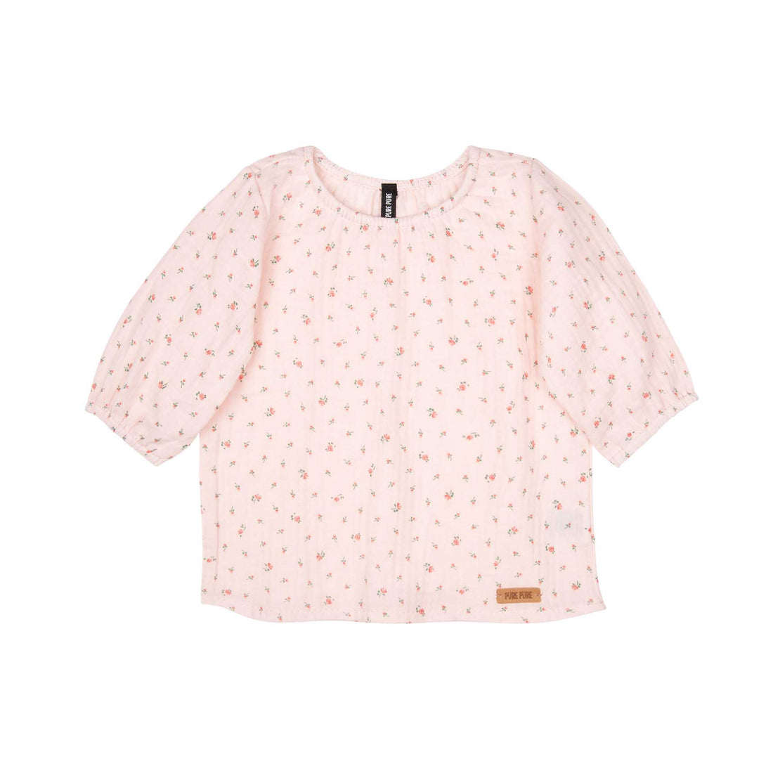 Pure Pure - Baby Bluse aus Baumwolle rosa