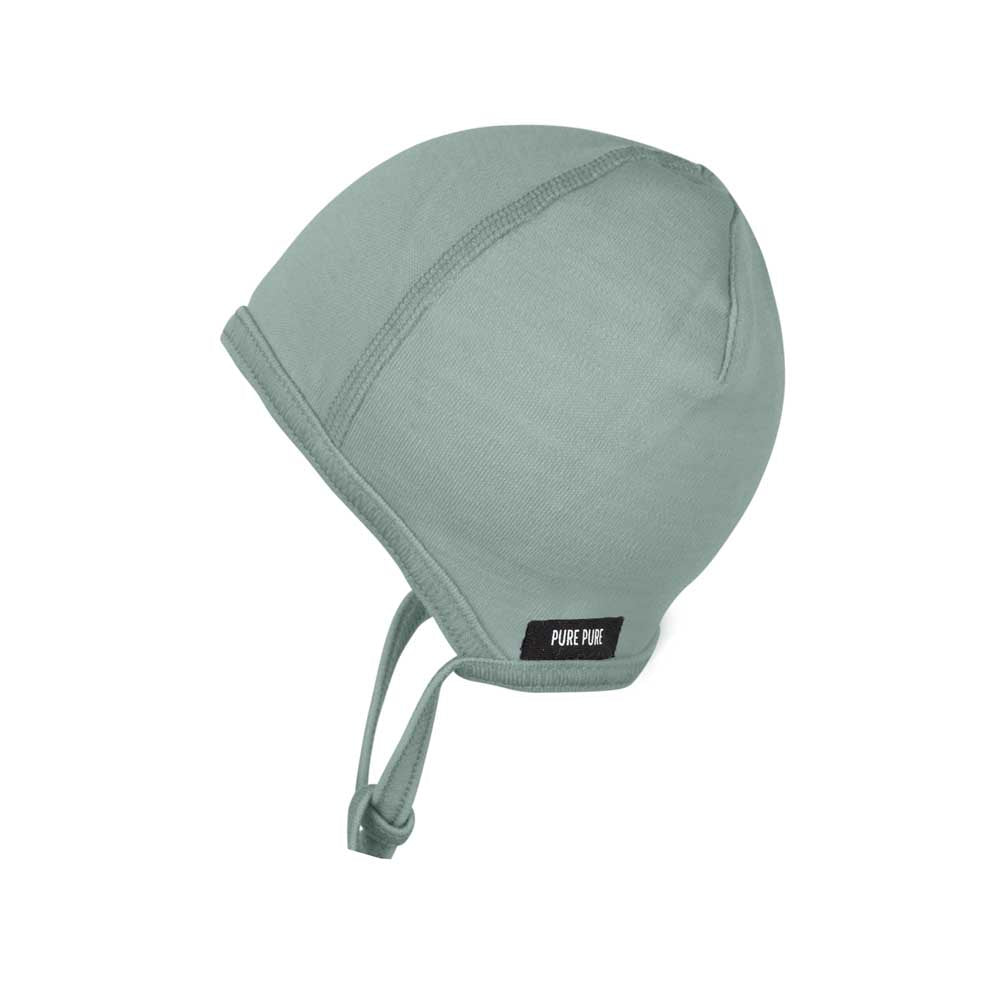 Pure Pure - Babymütze aus Merinowolle in Mint 