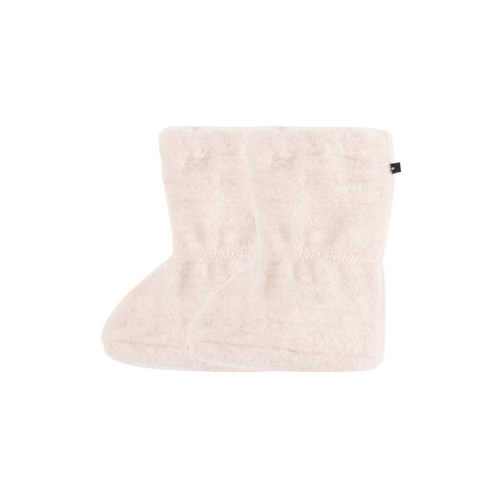 Pure Pure - Babyschuhe Fleece weiß für Mädchen &amp; Jungen 