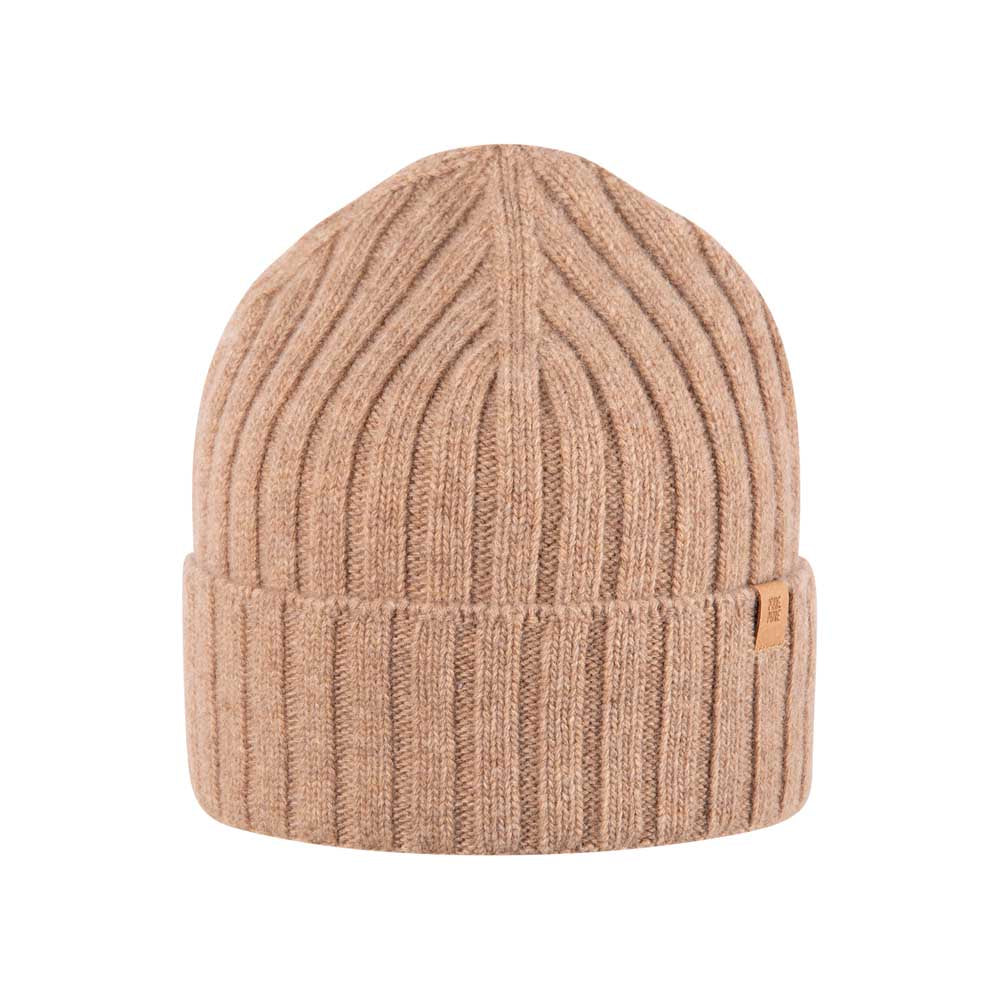 Pure Pure - Damen Beanie Wollmütze braun