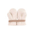 Pure Pure - Babyfäustel Fleece weiß aus Wollfleece für Mädhcen & Jungen