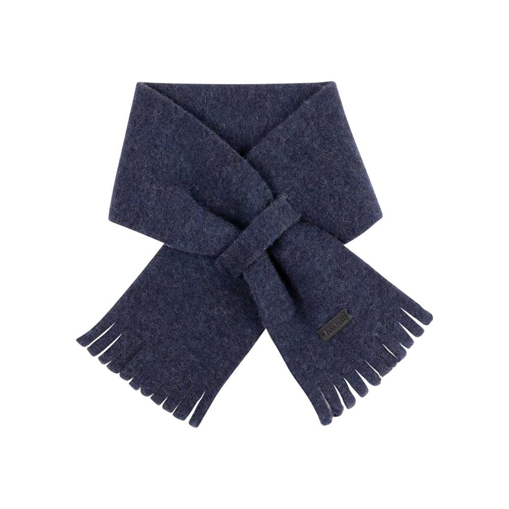 Pure Pure - Baby Schal Fleece blau Merinowolle für Mädchen &amp; Jungen