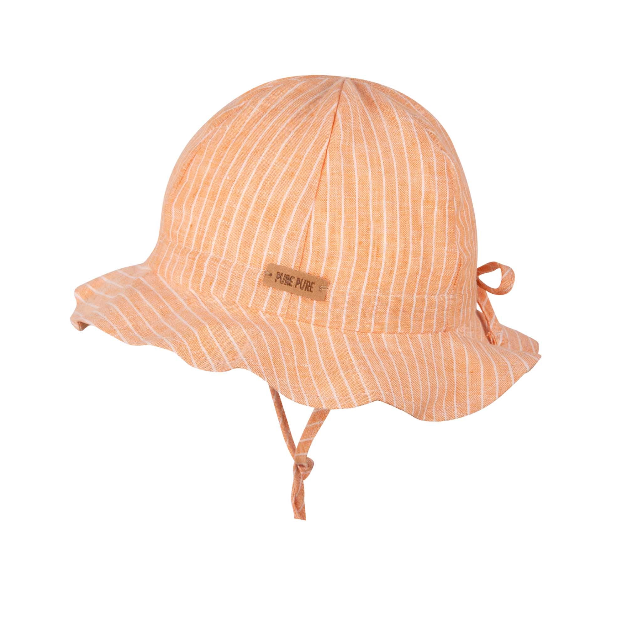 Pure Pure - Sonnenhut mit UV Schutz orange