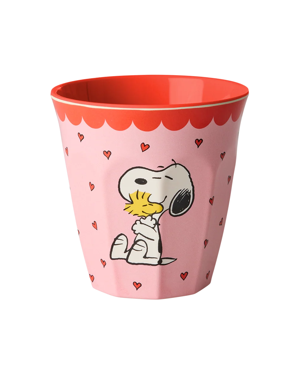 Rice - Melamine Becher Snoopy-Print rot - AURYN Shop