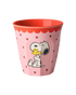 Rice - Melamine Becher Snoopy-Print rot - AURYN Shop