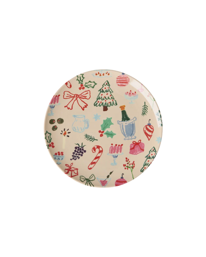 Rice - Melamine Teller Xmas Glamore klein