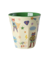 Rice - Melamine Becher Hero-Print grün
