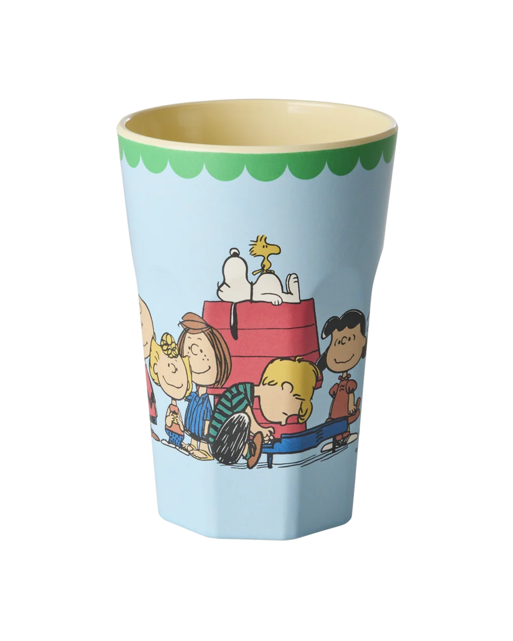 Rice - Melamine Becher Snoopy-Print hellblau