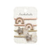 Rockahula - Haargummis Regenbogen gold, 4er Set
