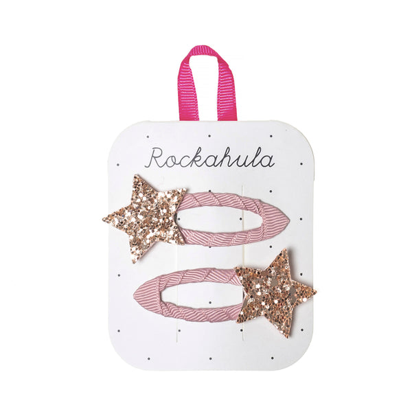 Rockahula - Haarspangen Sterne glitzernd, 2er Set