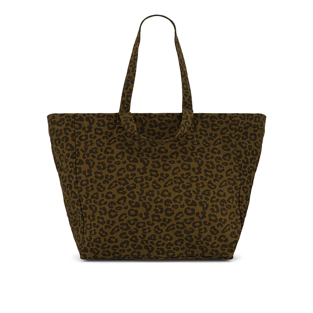 Rose in April - Tote Bag Elisa leoprint olive/ schwarz