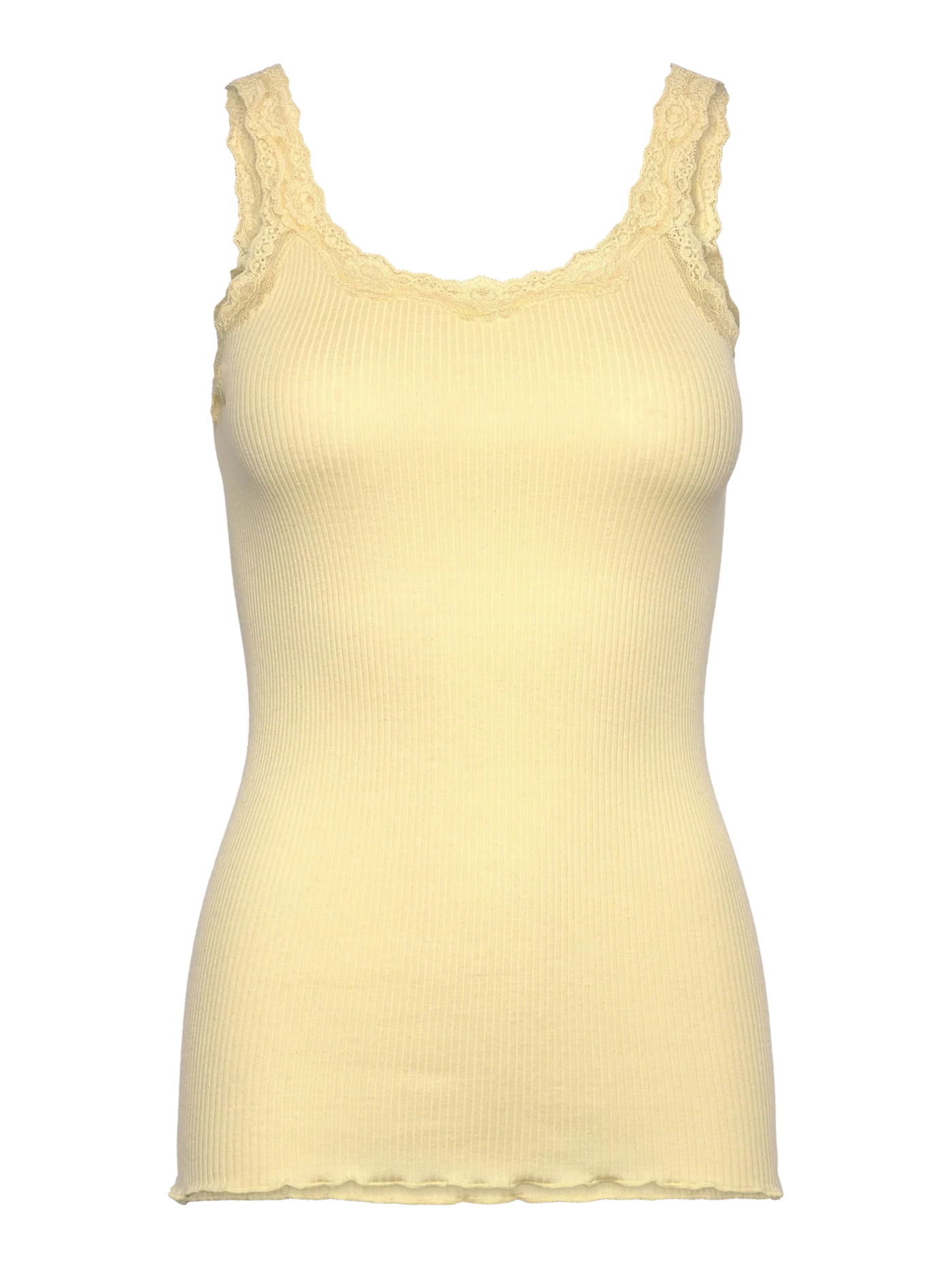 Rosemunde - Babette Seidentop Spitze gelb