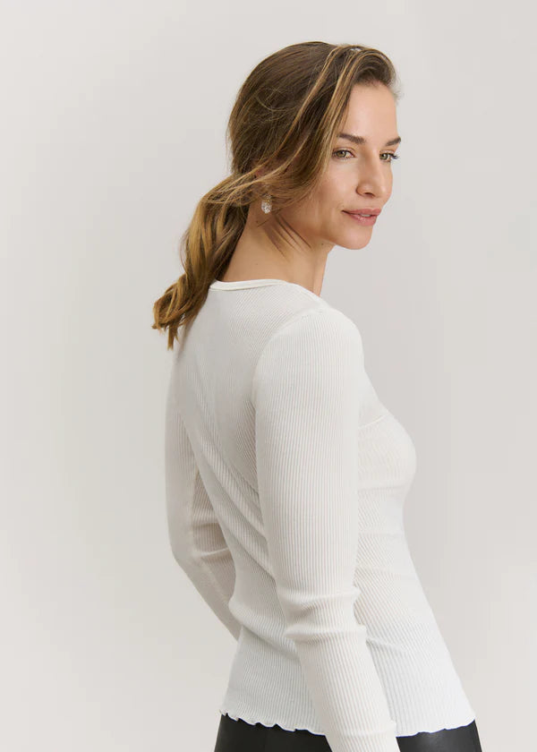 Rosemunde - Langarmshirt „Beatha“ beige für Frauen