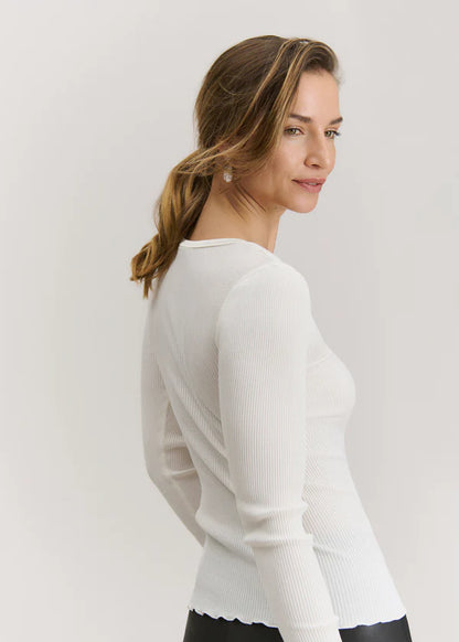 Rosemunde - Langarmshirt „Beatha“ beige für Frauen