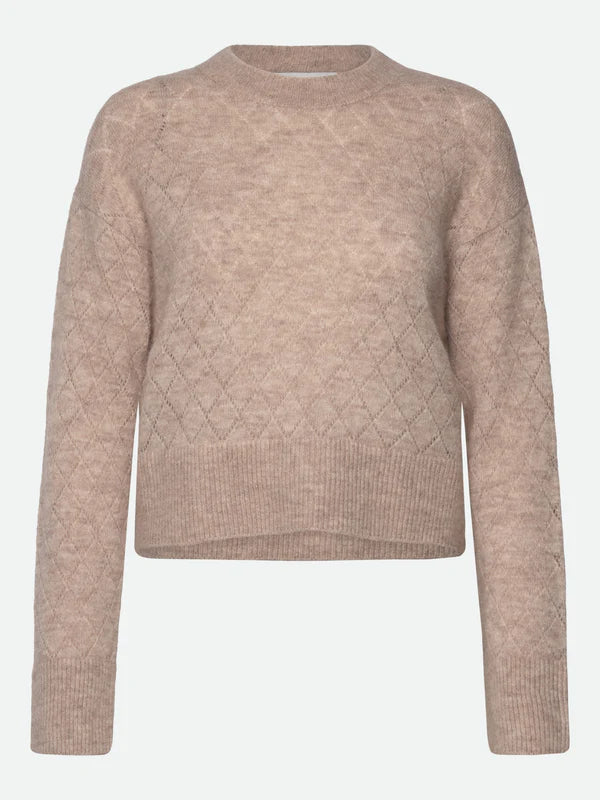 Rosemunde - Damen Pullover braun Alpakawolle
