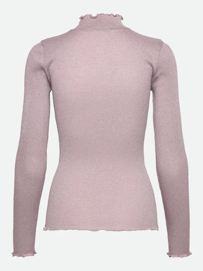 Rosemunde - Damen Rollkragenpullover rosa Lyrex