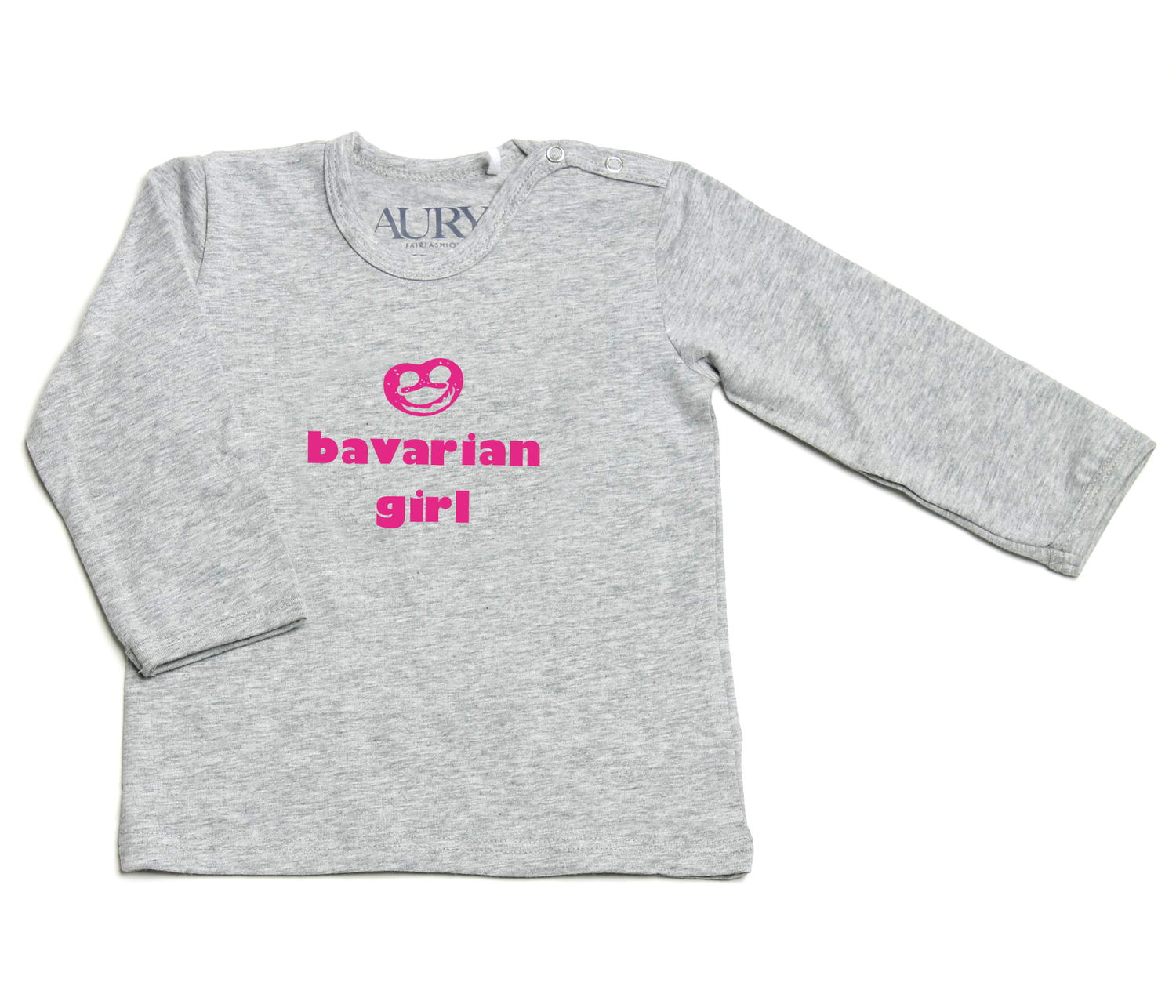 Auryn - Shirt grau Bavarian girl pink - AURYN Shop