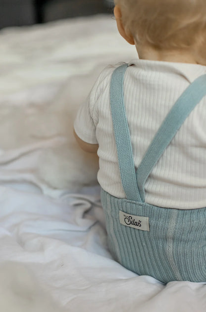 Silly Silas - Baby Hippy Strumpfhose Träger Baumwolle (Bio) blau