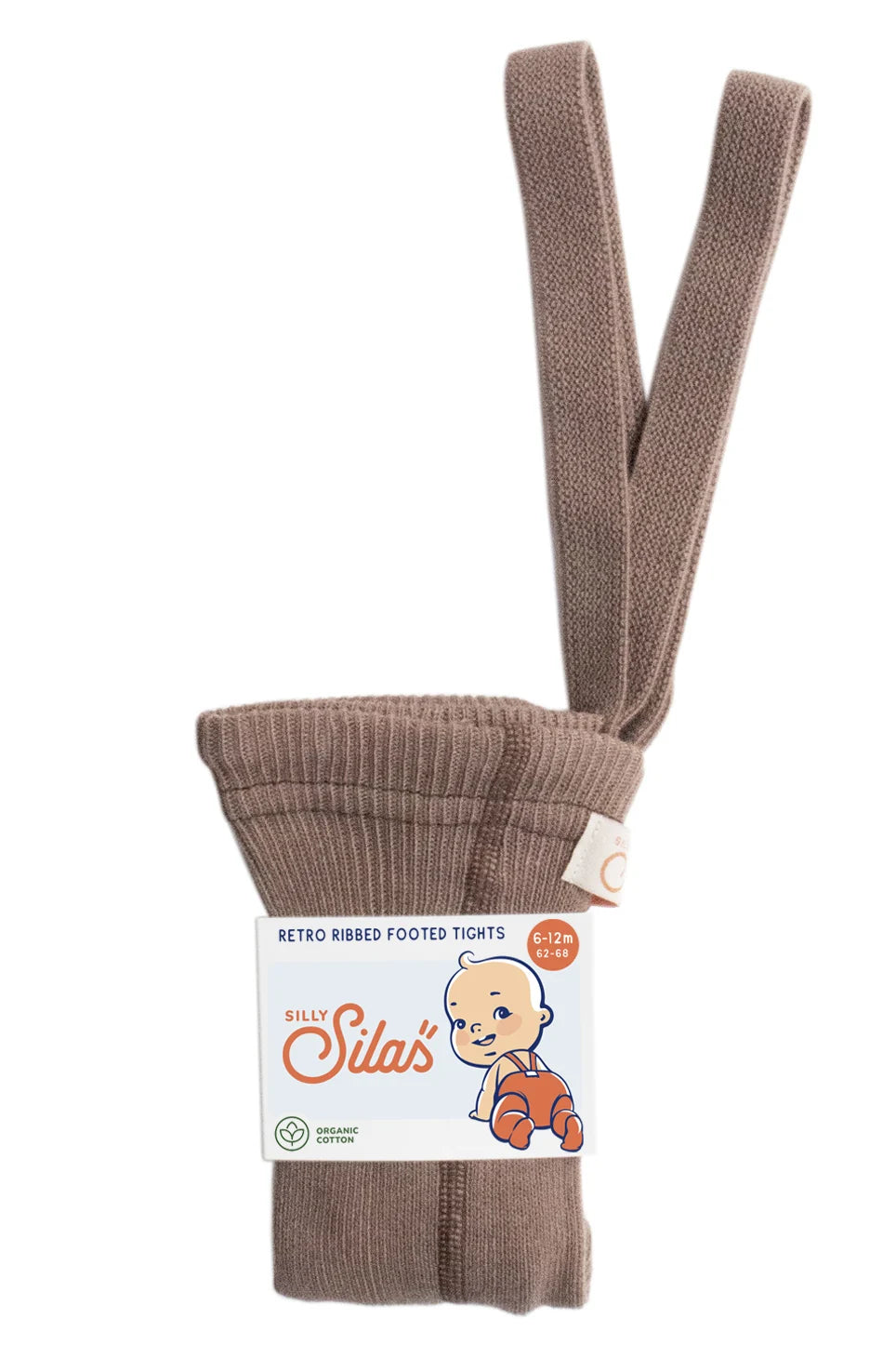 Silly Silas - Baby Strumpfhose Träger Baumwolle (Bio) braun