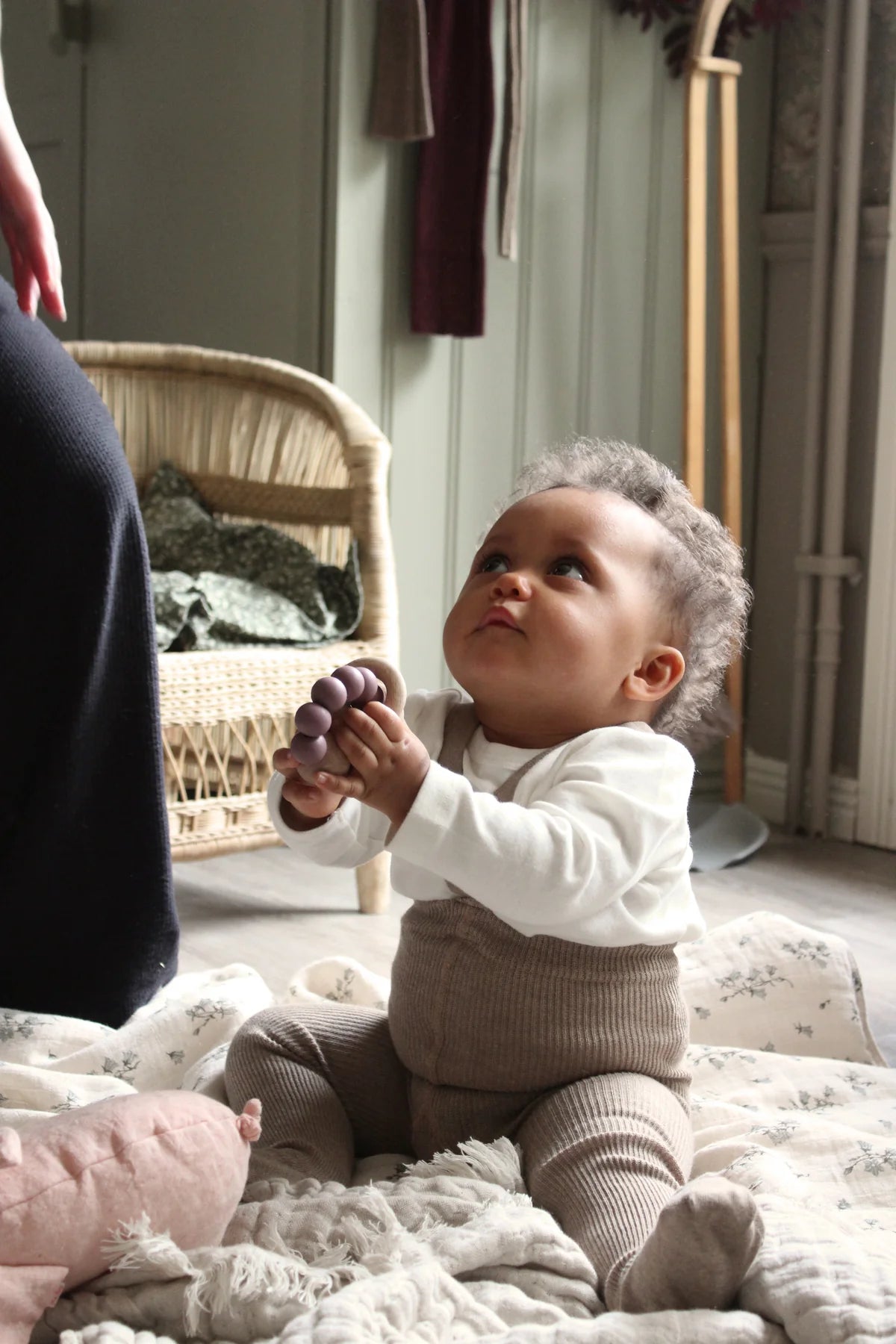 Silly Silas - Baby Strumpfhose Träger Baumwolle (Bio) braun