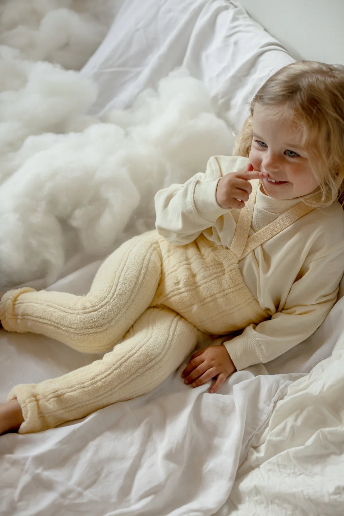 Silly Silas - Baby/Kinder Teddy Strumpfhose Träger Baumwolle (Bio) gelb