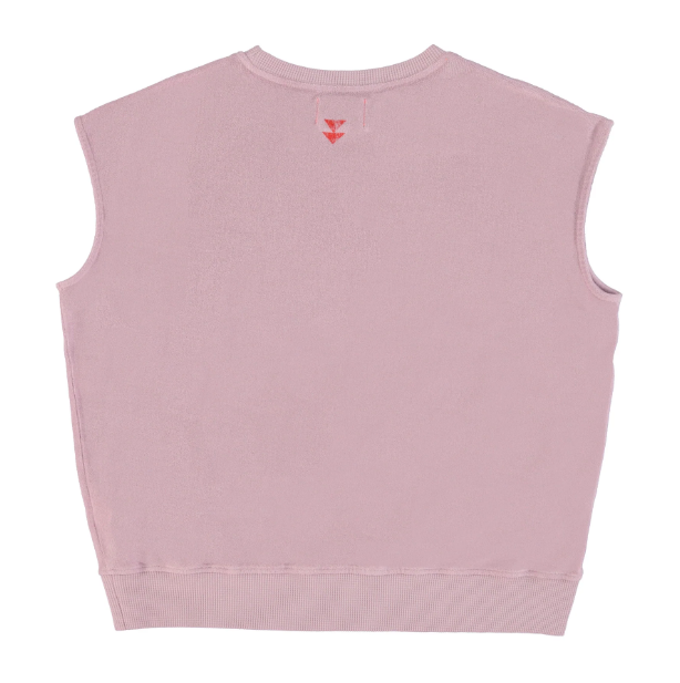 Sisters Department - Sweatshirt ärmellos Free love lila