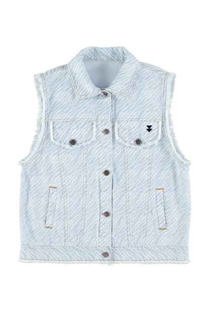 Sisters Department - Damen Weste "Zebra"-Print