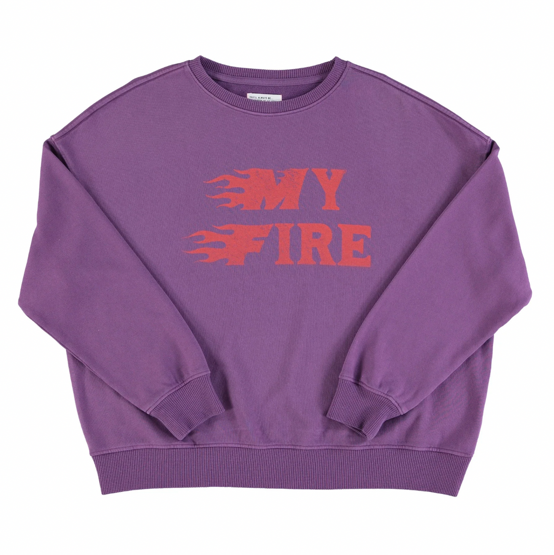 Sisters Department - Sweatshirt mit Print "my fire" aus Biobaumwolle - AURYN Shop