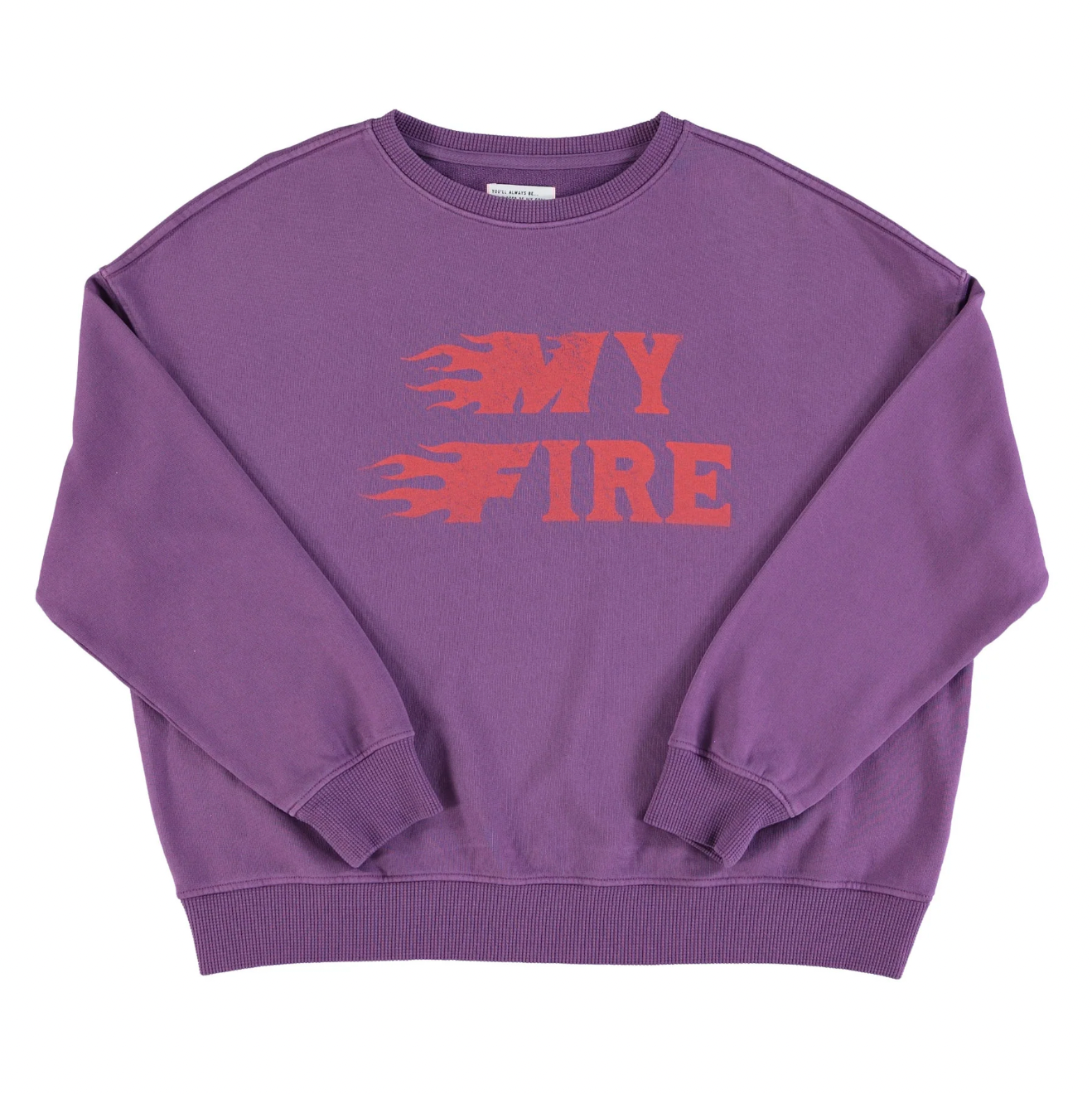 Sisters Department - Sweatshirt mit Print &quot;my fire&quot; aus Biobaumwolle - AURYN Shop
