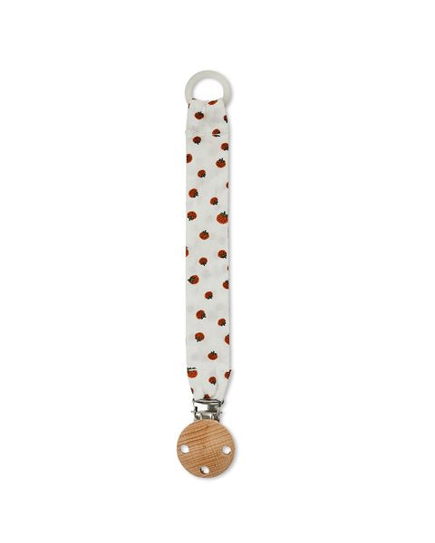 Smallstuff - Schnullerkette mit Erdbeer-Print für Babys