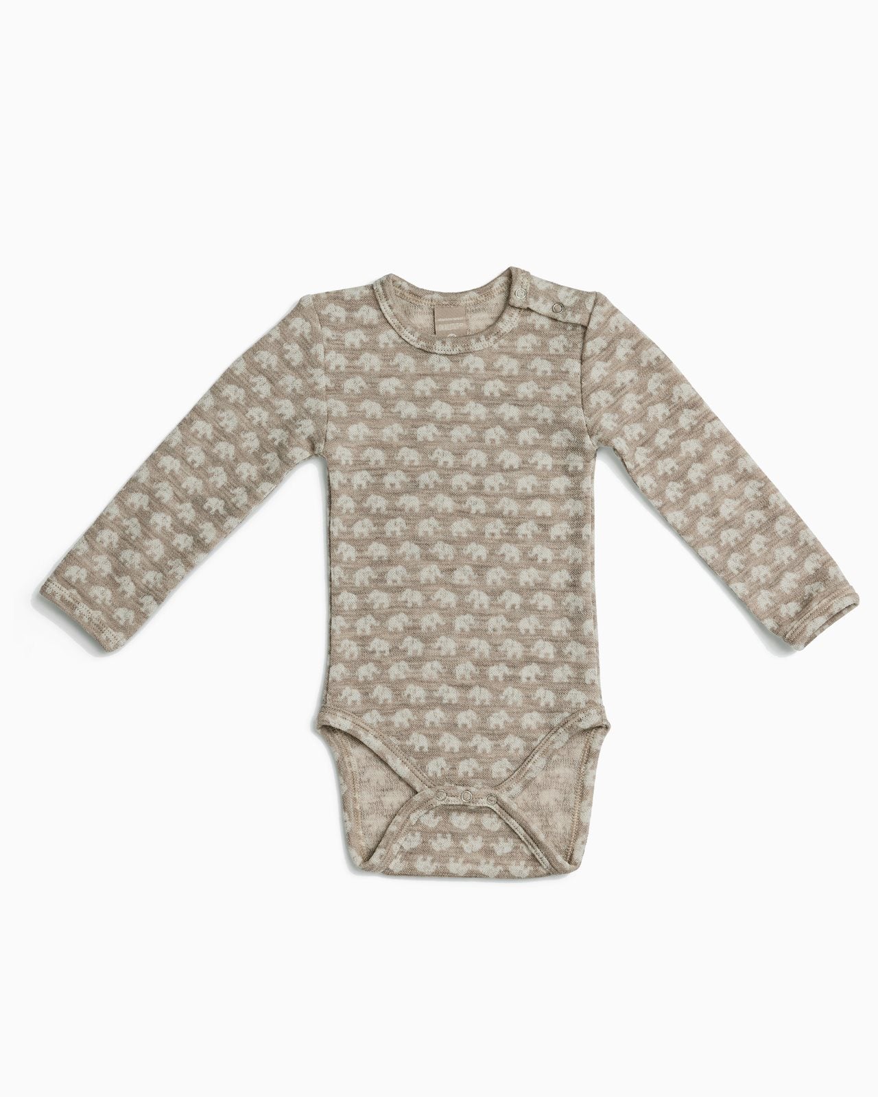 Smallstuff - Baby Body Merinowolle elephants