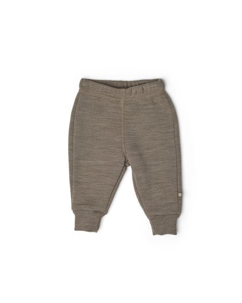 Smallstuff - Baby Hose Merinowolle dunkelbraun