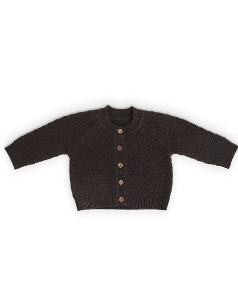 Smallstuff - Baby Strickjacke Merinowolle braun