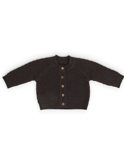 Smallstuff - Baby Strickjacke Merinowolle braun