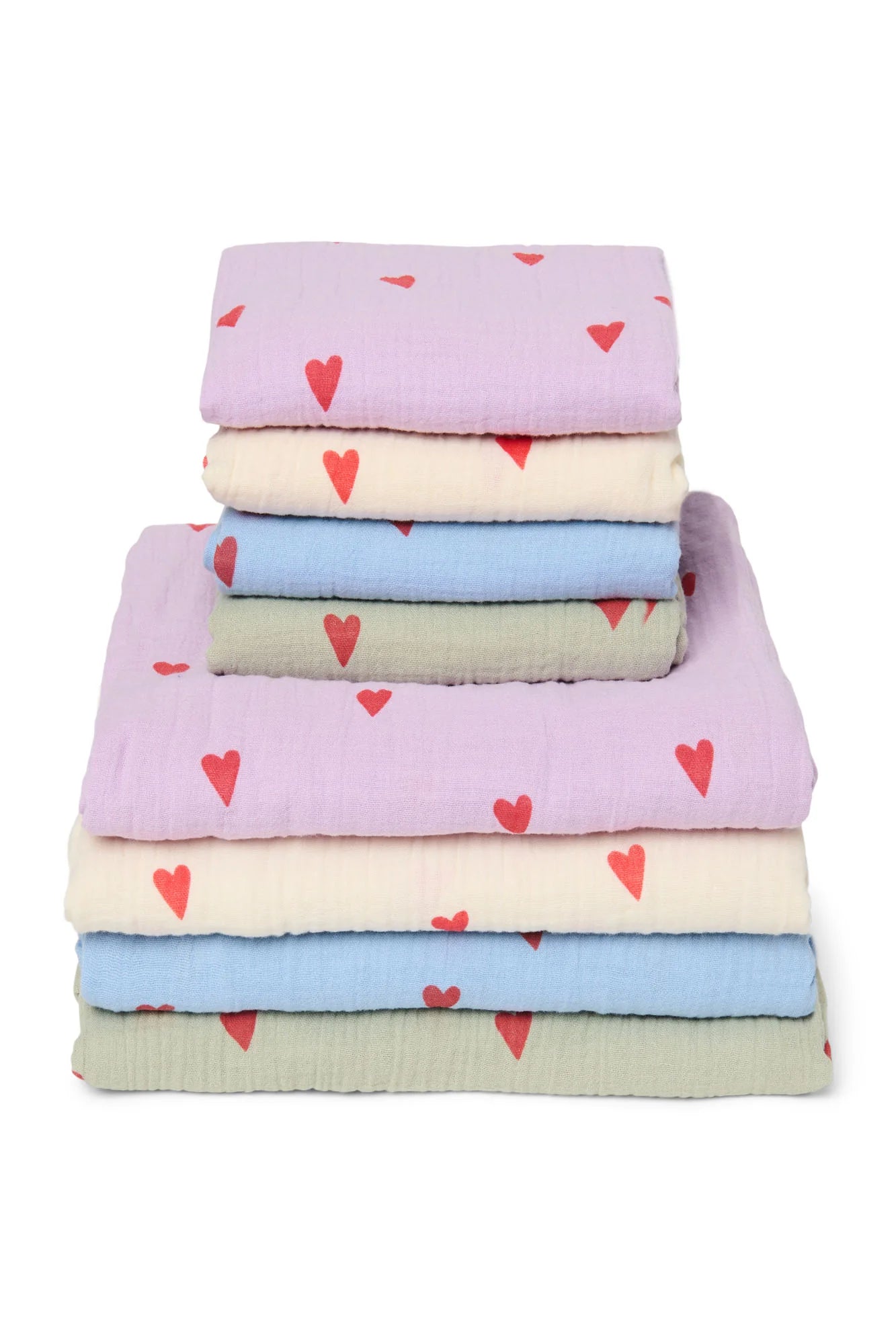 Studio Noos - Babyswaddle 70cm x 70cm aus Baumwolle (bio) grün