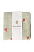 Studio Noos - Babyswaddle 70cm x 70cm aus Baumwolle (bio) grün