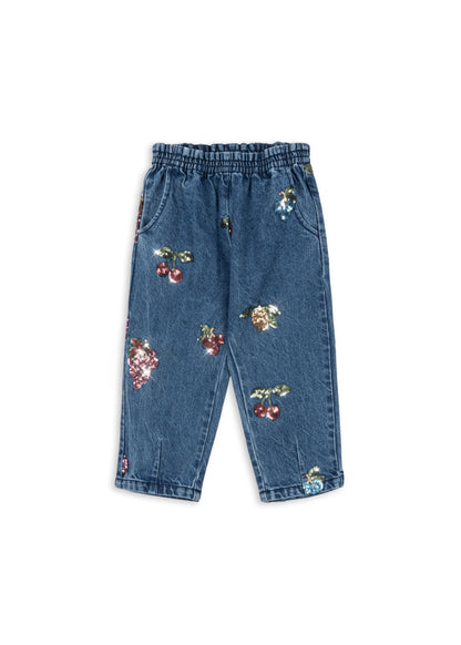 Konges Slojd - Baby Jeans Hose mit Glitzer Motiven
